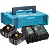 Makita Batteripakke, 2 x BL1840B + DC18RC